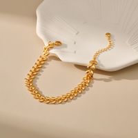 Ig Style Grain Copper Plating 18k Gold Plated Bracelets main image 5