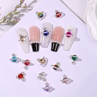 Sweet Starry Sky Alloy Rhinestone Nail Decoration Accessories 1 Piece main image 3