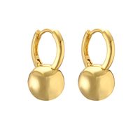 1 Pair Streetwear Geometric Plating Inlay Copper Zircon Gold Plated Hoop Earrings Drop Earrings Ear Studs sku image 1