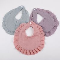 Simple Style Solid Color Hollow Out Cotton Baby Accessories main image 1