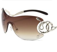 Simple Style Cool Style Snake Pc Square Frameless Women's Sunglasses sku image 1