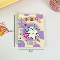 Cute Puppy Coil Book Student A7 Portable Pocket Notebook Cartoon Mini Pocket Notepad Word Book sku image 3