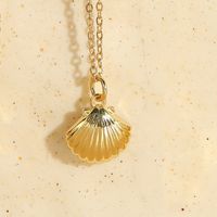 Elegant Classic Style Star Copper 14k Gold Plated Zircon Necklace In Bulk sku image 1
