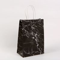 Fashion Marble Kraft Paper Festival Gift Bags sku image 9