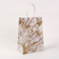Fashion Marble Kraft Paper Festival Gift Bags sku image 7