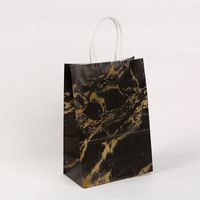 Moda Mármol Papel Kraft Festival Bolsas De Regalo sku image 3