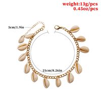 Wholesale Jewelry Vacation Bohemian Shell Alloy Anklet main image 5