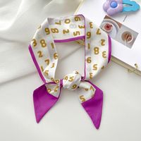 Fashion Letter Square Cloth Hair Band 1 Piece sku image 190