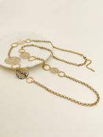 304 Stainless Steel 14K Gold Plated Casual Hip-Hop Streetwear Plating Hollow Out Tree Long Necklace main image 3