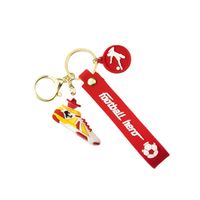 Cartoon Style Letter Silica Gel Women's Bag Pendant Keychain main image 4