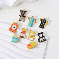 Modern Style Cup Alloy Enamel Plating Unisex Brooches main image 5