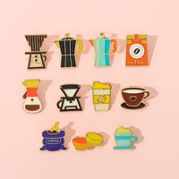 Modern Style Cup Alloy Enamel Plating Unisex Brooches main image 1