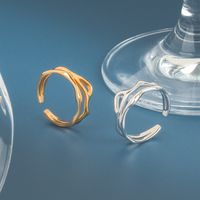 Grenz Überschreitende Neue Produkte Europäische Und Amerikanische Legierung Geometrisch Hohle Doppels Chicht Ring Öffnung Verstellbare Ringe Schmuck Weibliche Hersteller Verkauf main image 1