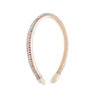 Simple Style Shiny U Shape Rhinestone Diamond Hair Band sku image 5