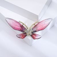 Retro Mariposa Perla De Imitación Aleación Diamante De Imitación Mujeres Broches sku image 40
