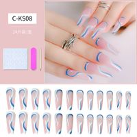 Wear Armor Finished Product Nail Tip Disassembly Removable Wear Nail Stickers sku image 25
