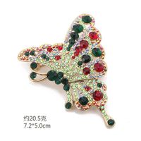 Retro Mariposa Perla De Imitación Aleación Diamante De Imitación Mujeres Broches sku image 66