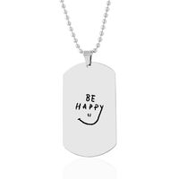 Simple Style Streetwear Letter Stainless Steel Pendant Necklace main image 5
