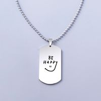 Simple Style Streetwear Letter Stainless Steel Pendant Necklace main image 4