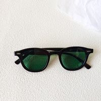 Vacation Cool Style Solid Color Pc Resin Oval Frame Full Frame Kids Sunglasses sku image 2