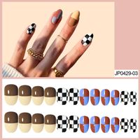 Wear Armor Finished Product Nail Tip Disassembly Removable Wear Nail Stickers sku image 54