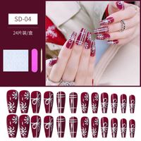 Wear Armor Finished Product Nail Tip Disassembly Removable Wear Nail Stickers sku image 36