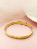 Ethnic Style Eye 304 Stainless Steel 14K Gold Plated Bangle In Bulk main image 3