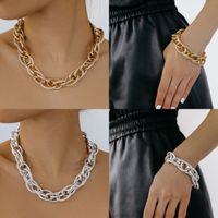 Retro Streetwear Geometric Alloy Plating Women's Bracelets Necklace main image 5
