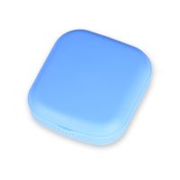 Xcl028 Contact Lens Case Plastic Invisible Couple Box With Mirror Mini Compact Contact Lens Case sku image 1