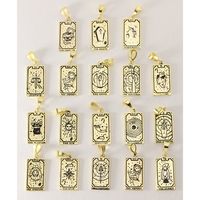 Retro Tarot Stainless Steel Plating 18k Gold Plated Pendant Necklace main image 7