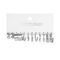 Großhandel Schmuck Ig-stil Einfacher Stil Geometrisch Legierung Künstliche Perlen Überzug Inlay Ohrringe sku image 8