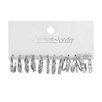 Großhandel Schmuck Ig-stil Einfacher Stil Geometrisch Legierung Künstliche Perlen Überzug Inlay Ohrringe sku image 7