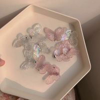 Cartoon Style Sweet Butterfly Arylic Metal Plating Hair Clip main image 4