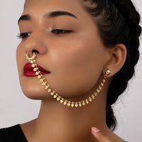 Punk Cool Style Heart Shape Alloy Plating Nose Ring main image 6