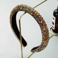 Elegant Künstlerisch Blume Tuch Inlay Strasssteine Perle Haarband sku image 7