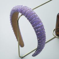 Elegant Künstlerisch Blume Tuch Inlay Strasssteine Perle Haarband sku image 1