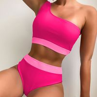 Women's Solid Color 2 Piece Set Bikinis sku image 15