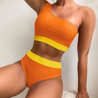 Women's Solid Color 2 Piece Set Bikinis sku image 22