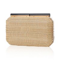 White Yellow Red Pu Leather Solid Color Square Evening Bags sku image 5