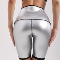 Des Sports Couleur Unie Nylon Actif Bas Leggings Les Pantalons De Survêtement main image 5