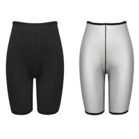 Deportes Color Sólido Nylon Fondos Activos Polainas Pantalones Deportivos sku image 2