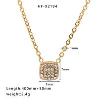 304 Stainless Steel 18K Gold Plated Streetwear Plating Heart Shape Butterfly Shell Pendant Necklace sku image 7