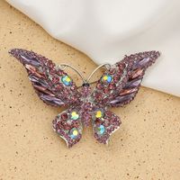 Retro Butterfly Imitation Pearl Alloy Rhinestone Women's Brooches sku image 52