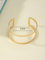 Simple Style Geometric Alloy Plating Gold Plated Women's Bangle main image 3