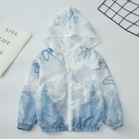 Simple Style Classic Style Sports Letter Color Block Zipper Microfiber Cloth Boys Outerwear sku image 1