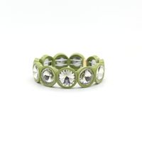 1 Piece Fashion Round Enamel Stoving Varnish Inlay Artificial Gemstones Women's Bracelets sku image 16