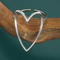 Retro Peach Heart Hollow Ring sku image 4