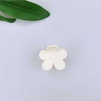 Cute Korean Style Flower Plastic Resin Stoving Varnish Hair Claws sku image 1
