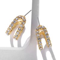 Fashion Alloy Diamond Earrings sku image 4
