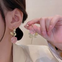 Fairy Style Elegant Flower Alloy Women's Drop Earrings main image 6